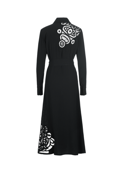 Riani KLEID MIT MACRAMÉ-STICKEREI Hotsell