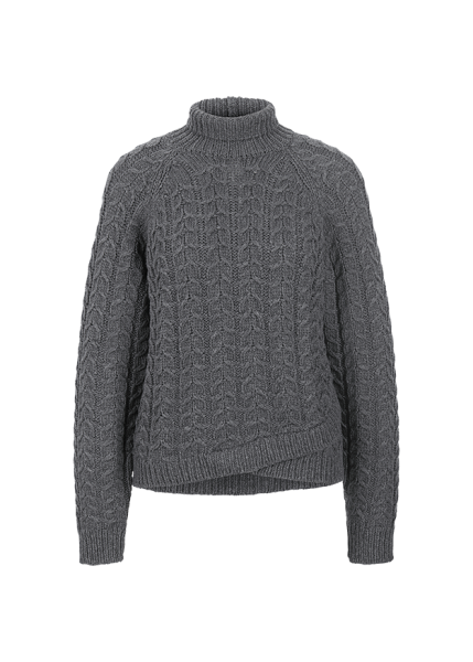 Riani ROLLKRAGEN-PULLOVER AUS MERINO TAPE Fabrikpreis