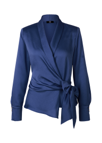 Riani WICKELBLUSE AUS HAMMERED SATIN Saisonale Angebote
