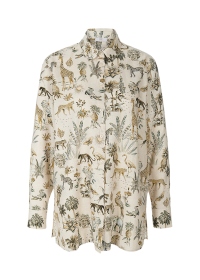 Riani BLUSE MIT SAFARINO PRINT Auslauf