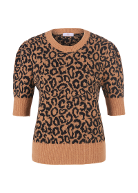 Riani KURZARM-PULLOVER MIT OCELOT PRINT Top Angebot