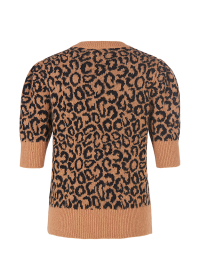 Riani KURZARM-PULLOVER MIT OCELOT PRINT Top Angebot
