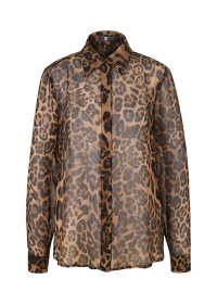 Riani VISKOSEBLUSE MIT OCELOT PRINT Sonderangebot der Fabrik