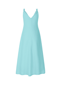 Riani MIDIKLEID AUS LEINEN Clearance-Verkauf