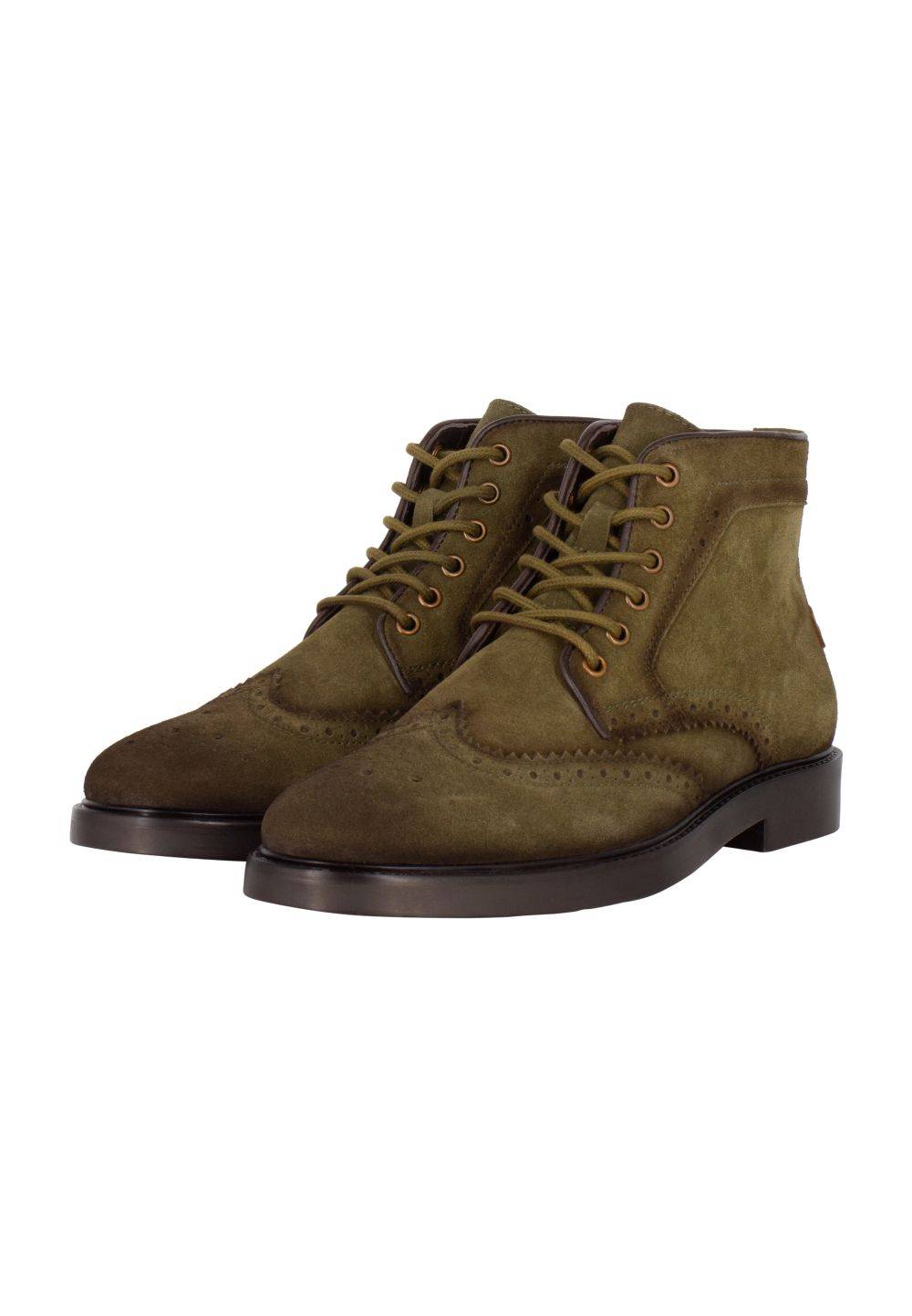 Schmuddelwedda DreiMaster Vintage Brogue-Stiefeletten