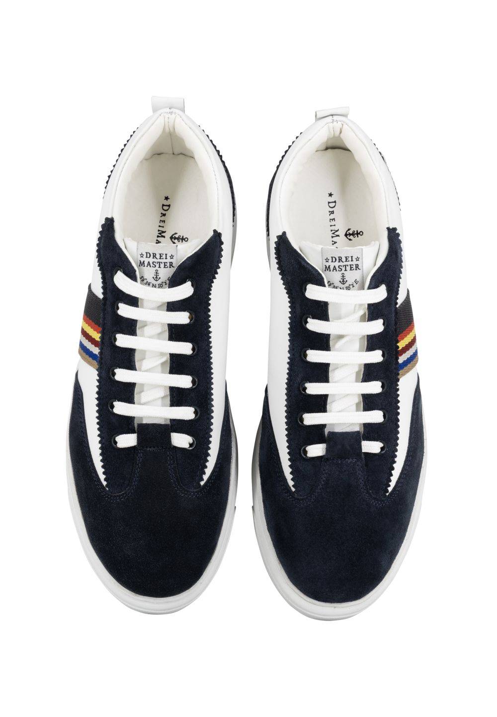 Schmuddelwedda DreiMaster Maritim Sneakers aus Leder Outlet