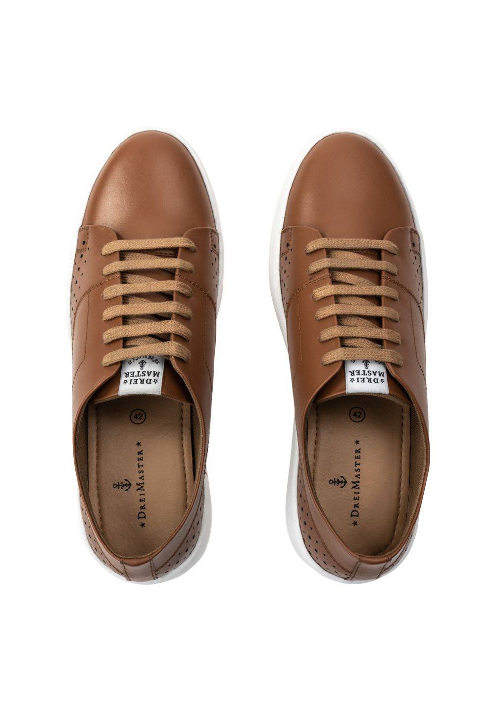 Schmuddelwedda DreiMaster Maritim Sneakers aus Leder Günstiger Verkauf