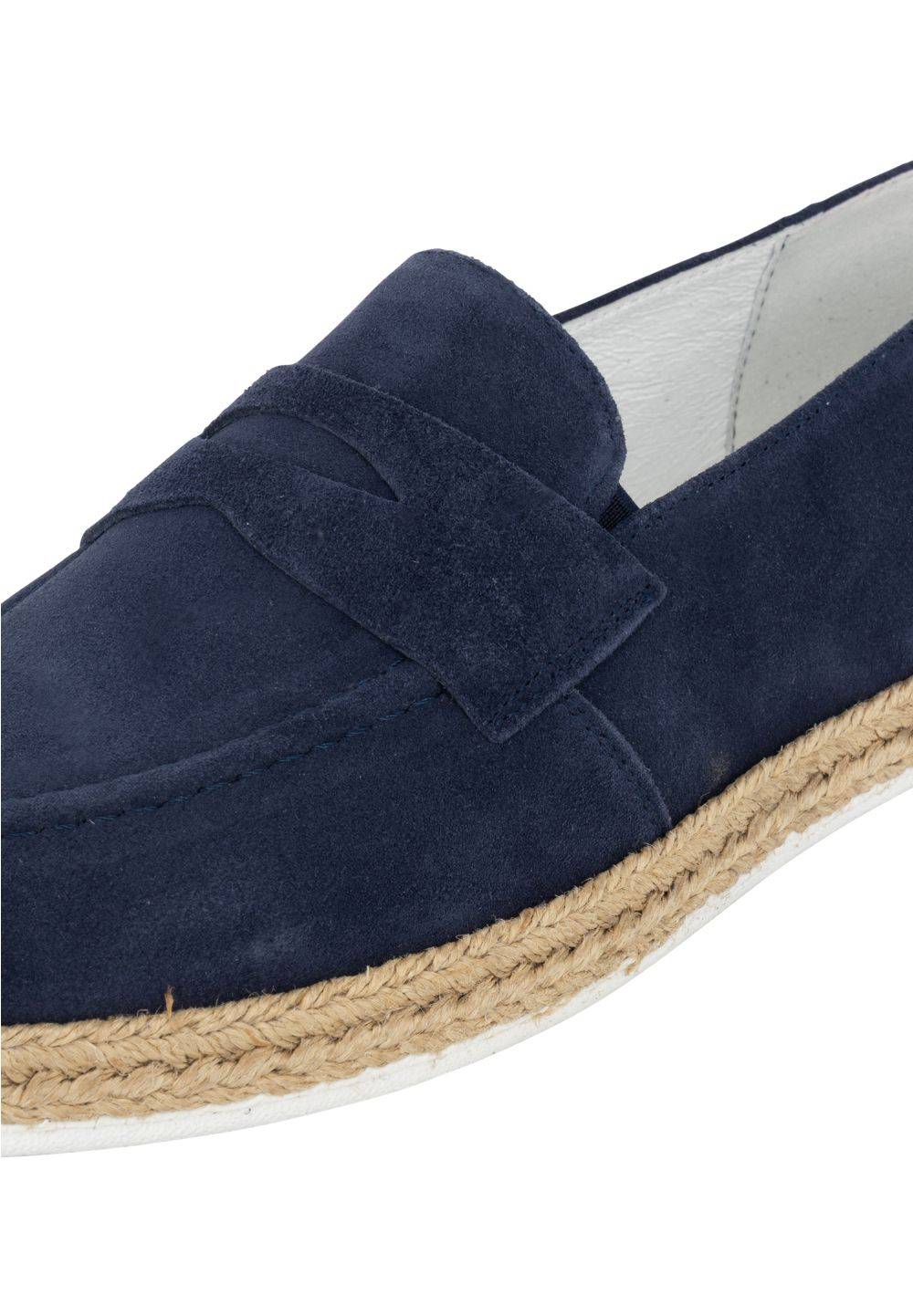 Schmuddelwedda DreiMaster Maritim Penny Loafer aus Veloursleder Blitzverkäufe