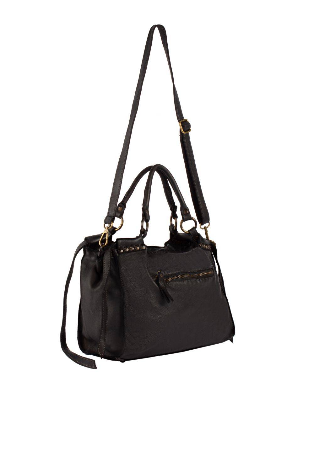 Schmuddelwedda DreiMaster Vintage Henkeltasche aus Leder