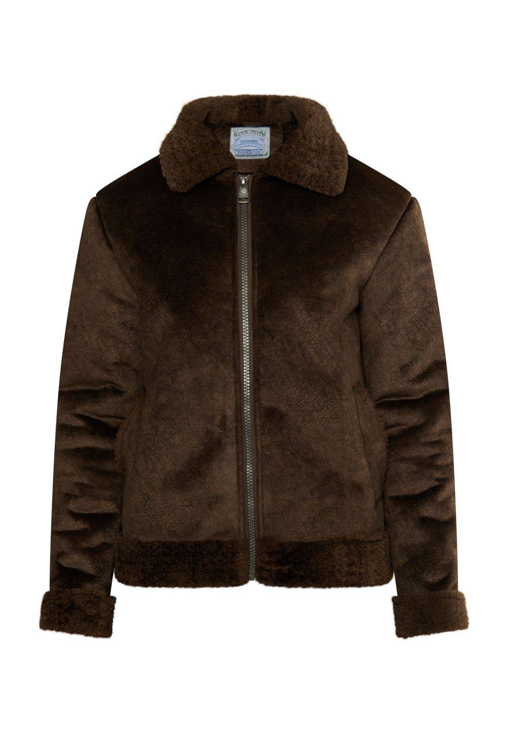 Schmuddelwedda DreiMaster Vintage Übergangsjacke aus Fellimitat Schlussverkauf