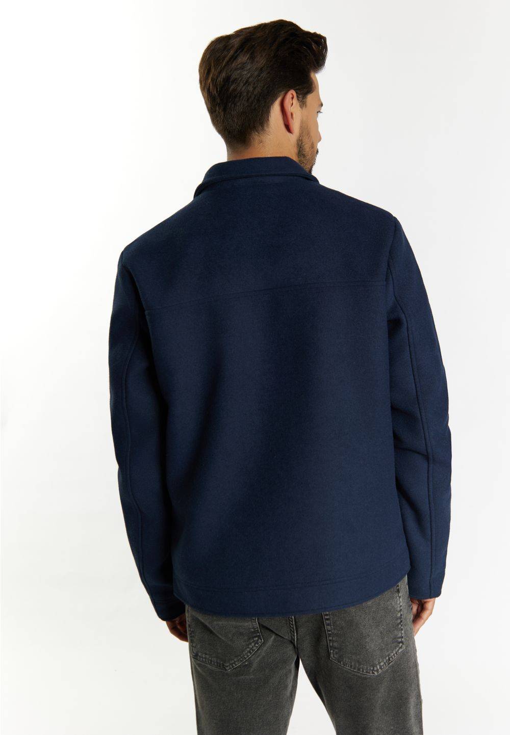 Schmuddelwedda DreiMaster Vintage Übergangsjacke aus Wollgemisch Verkauf