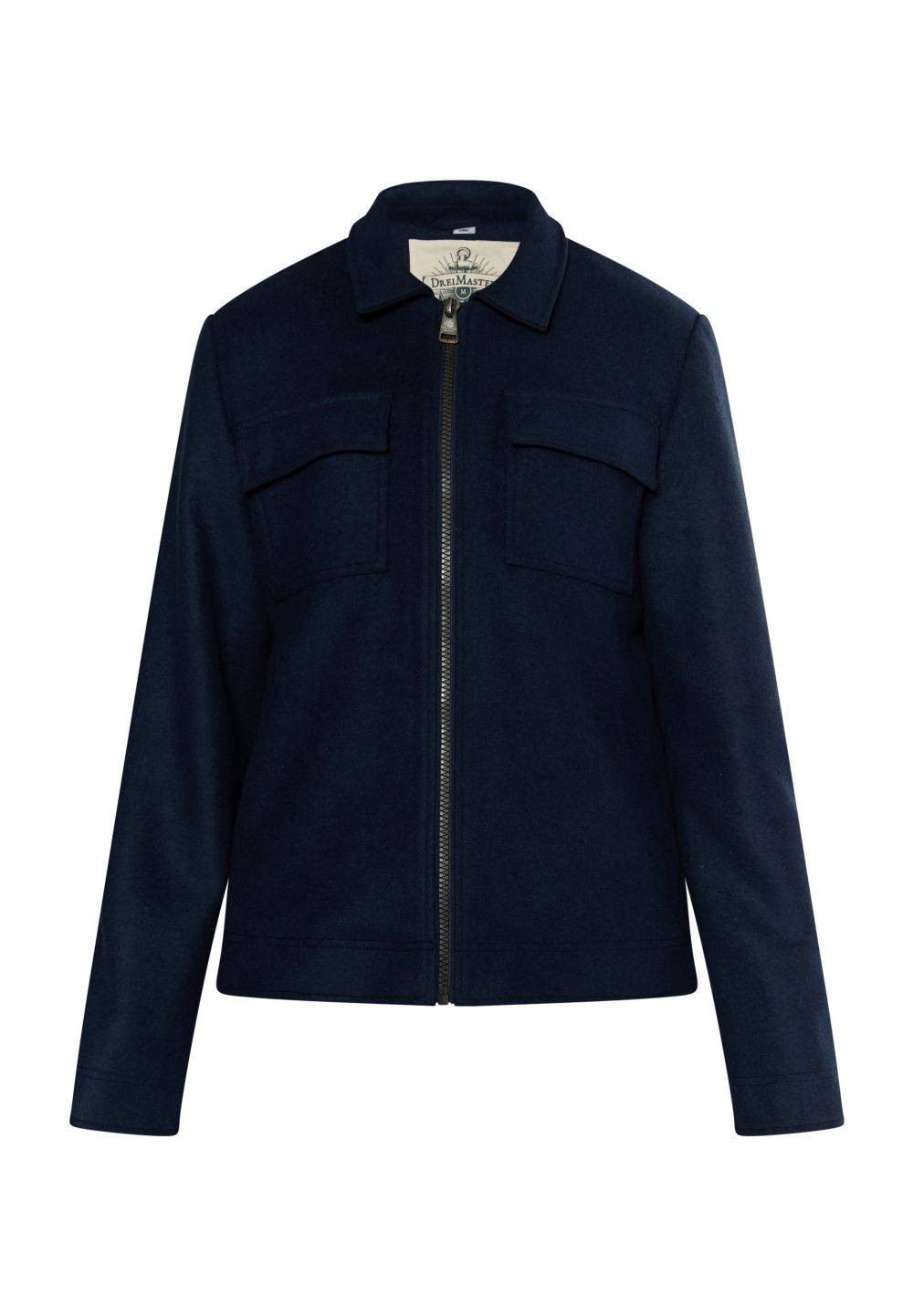 Schmuddelwedda DreiMaster Vintage Übergangsjacke aus Wollgemisch Verkauf