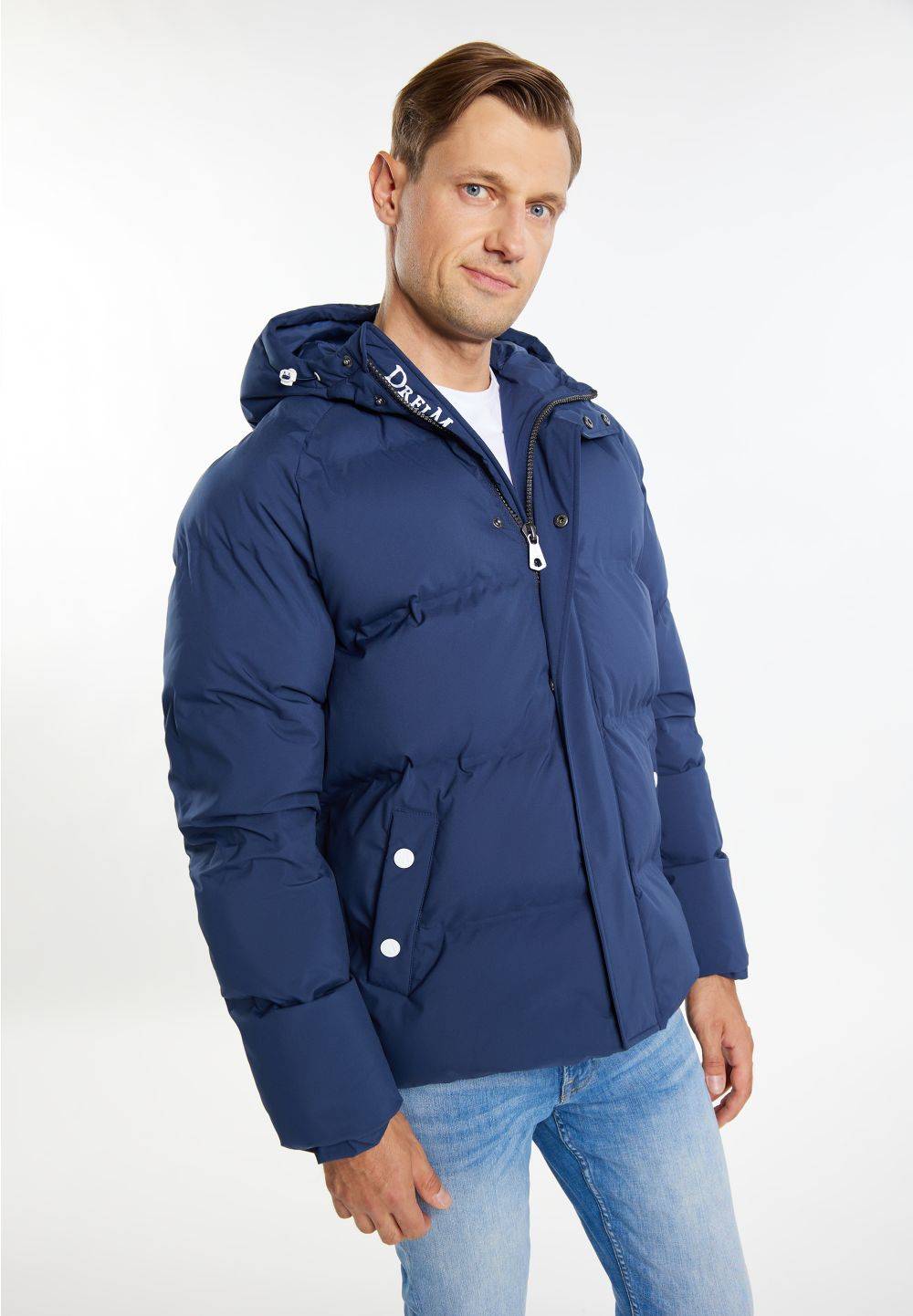Schmuddelwedda DreiMaster Maritim Winterjacke mit Wattierung