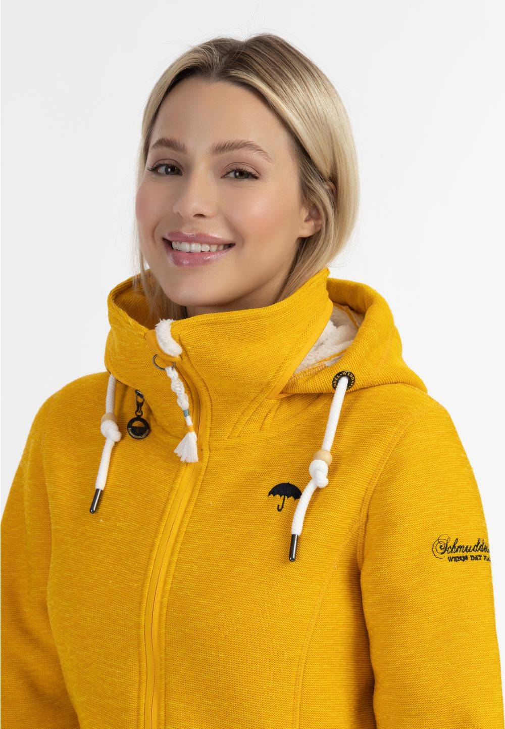 Schmuddelwedda Schmuddelwedda Strickfleecejacke mit Teddyfell Online