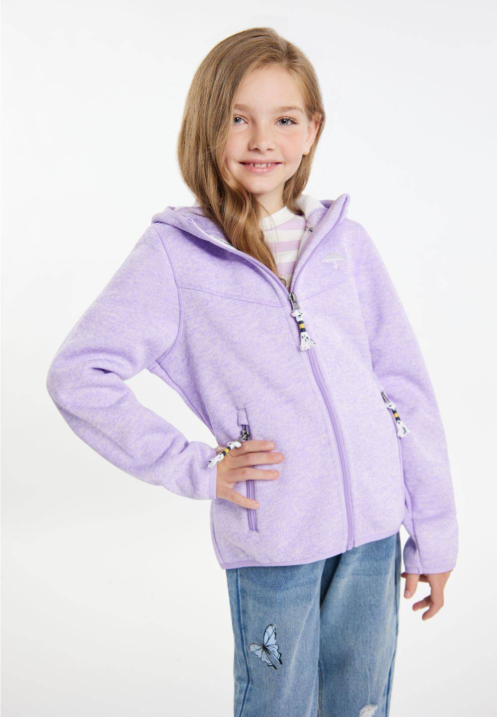 Schmuddelwedda Schmuddelwedda Strickfleeceblouson für Mädchen