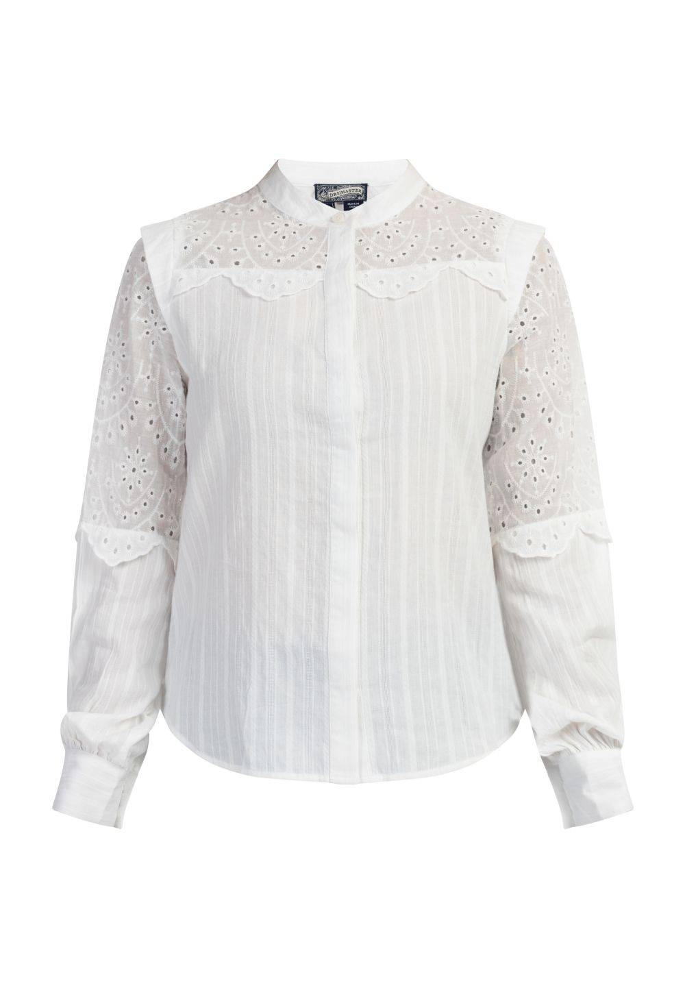 Schmuddelwedda DreiMaster Vintage Langarmbluse im Angebot