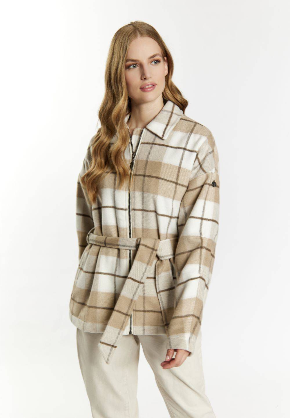 Schmuddelwedda DreiMaster Vintage Übergangsjacke mit Karomuster
