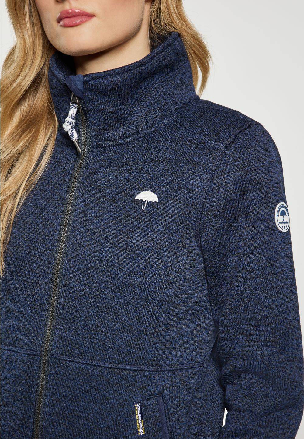 Schmuddelwedda Schmuddelwedda Strickfleecejacke Günstiger Verkauf
