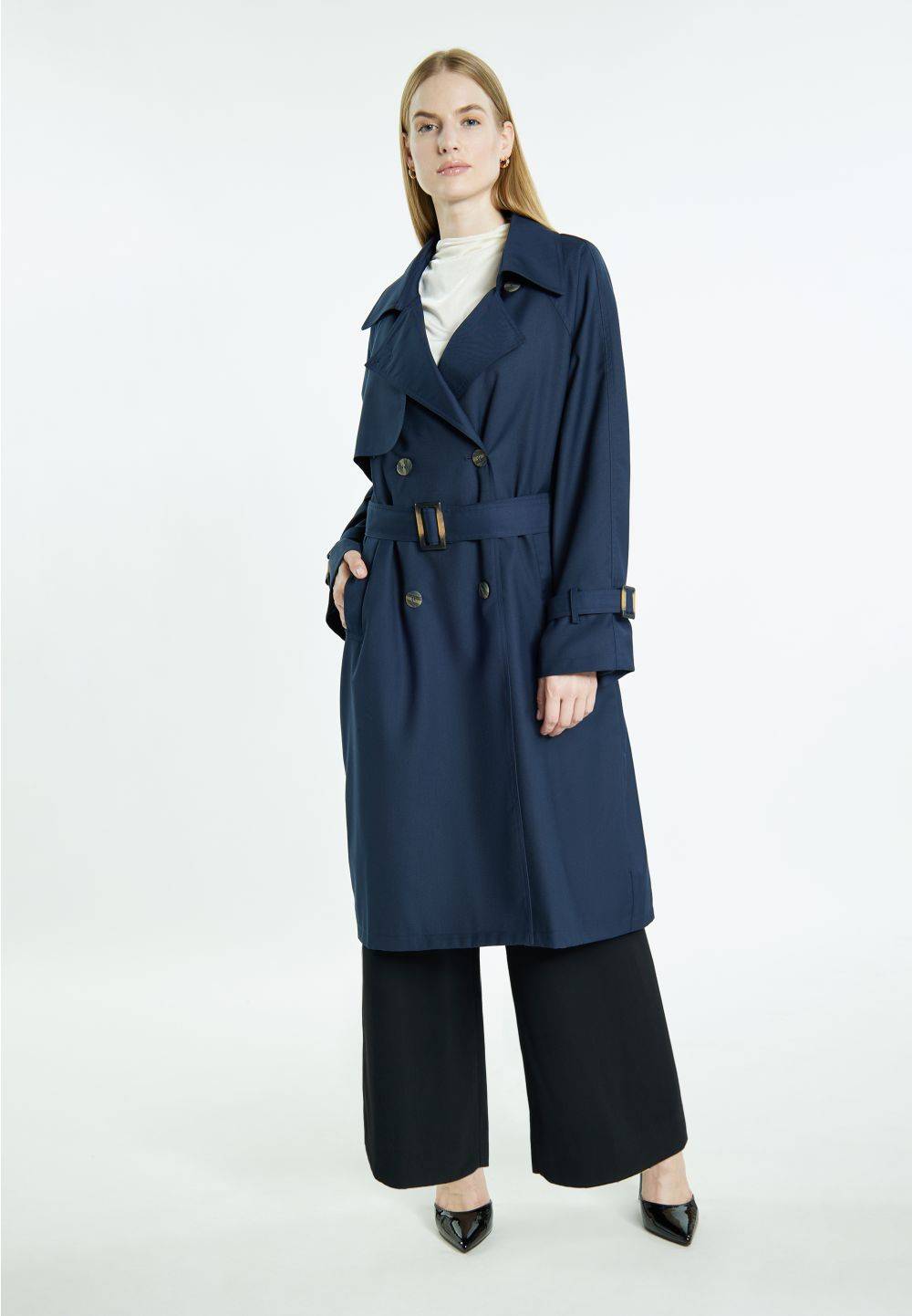 Schmuddelwedda DreiMaster Klassik Trenchcoat Neueste Stile