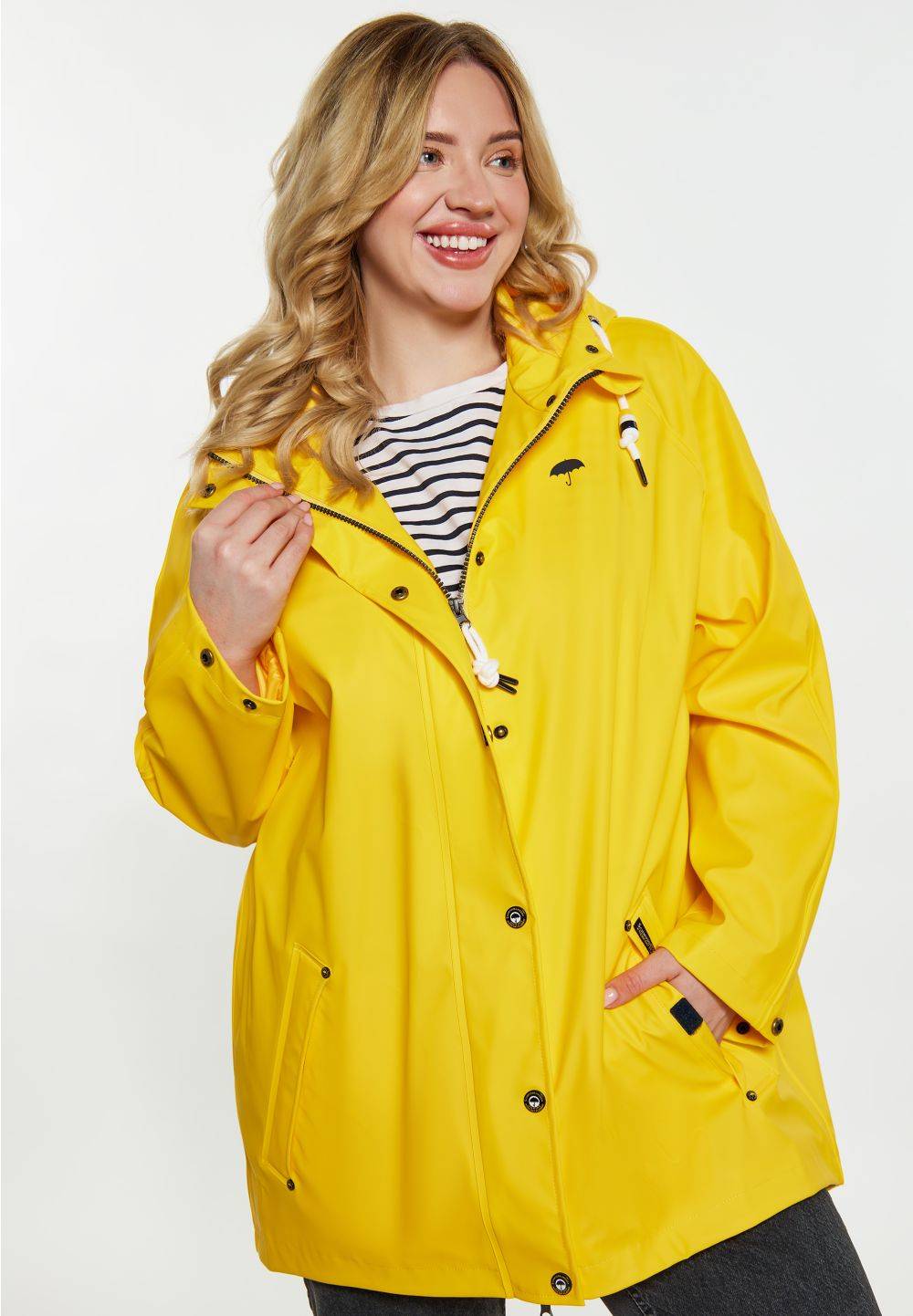 Schmuddelwedda Schmuddelwedda Plus Size Curvy Regenmantel Super Sparpreis