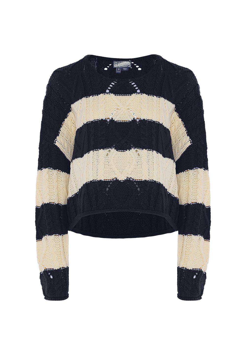 Schmuddelwedda Dreimaster Vintage Pullover mit Streifen Hotsell