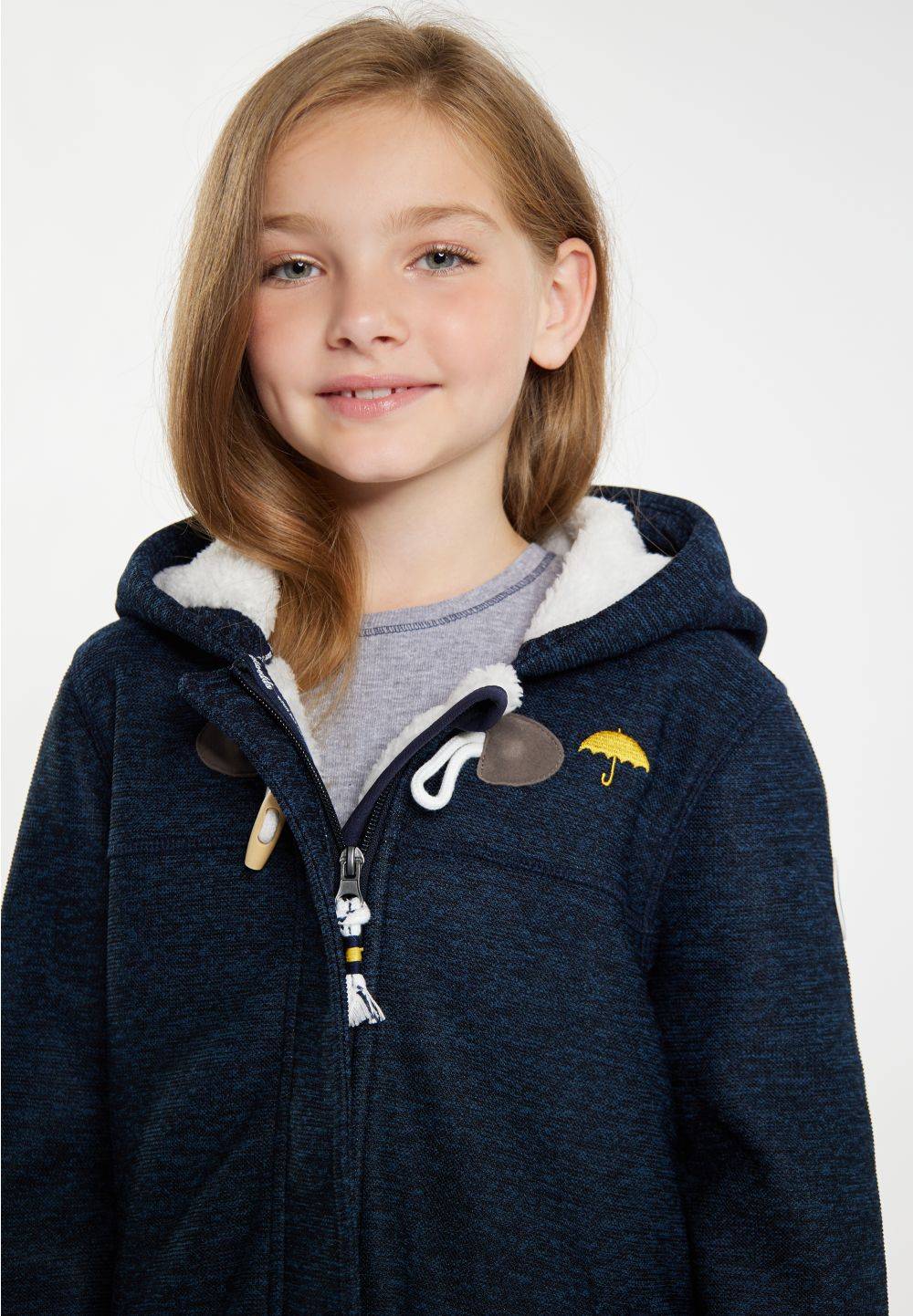 Schmuddelwedda Schmuddelwedda Strickfleecedufflecoat für Mädchen Clearance-Verkauf