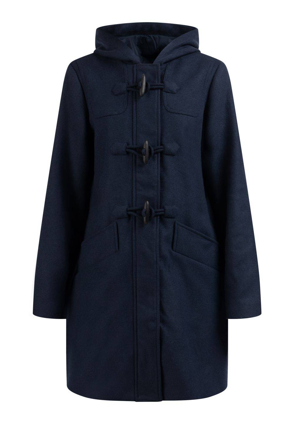 Schmuddelwedda DreiMaster Klassik Dufflecoat aus Wollgemisch Verkauf