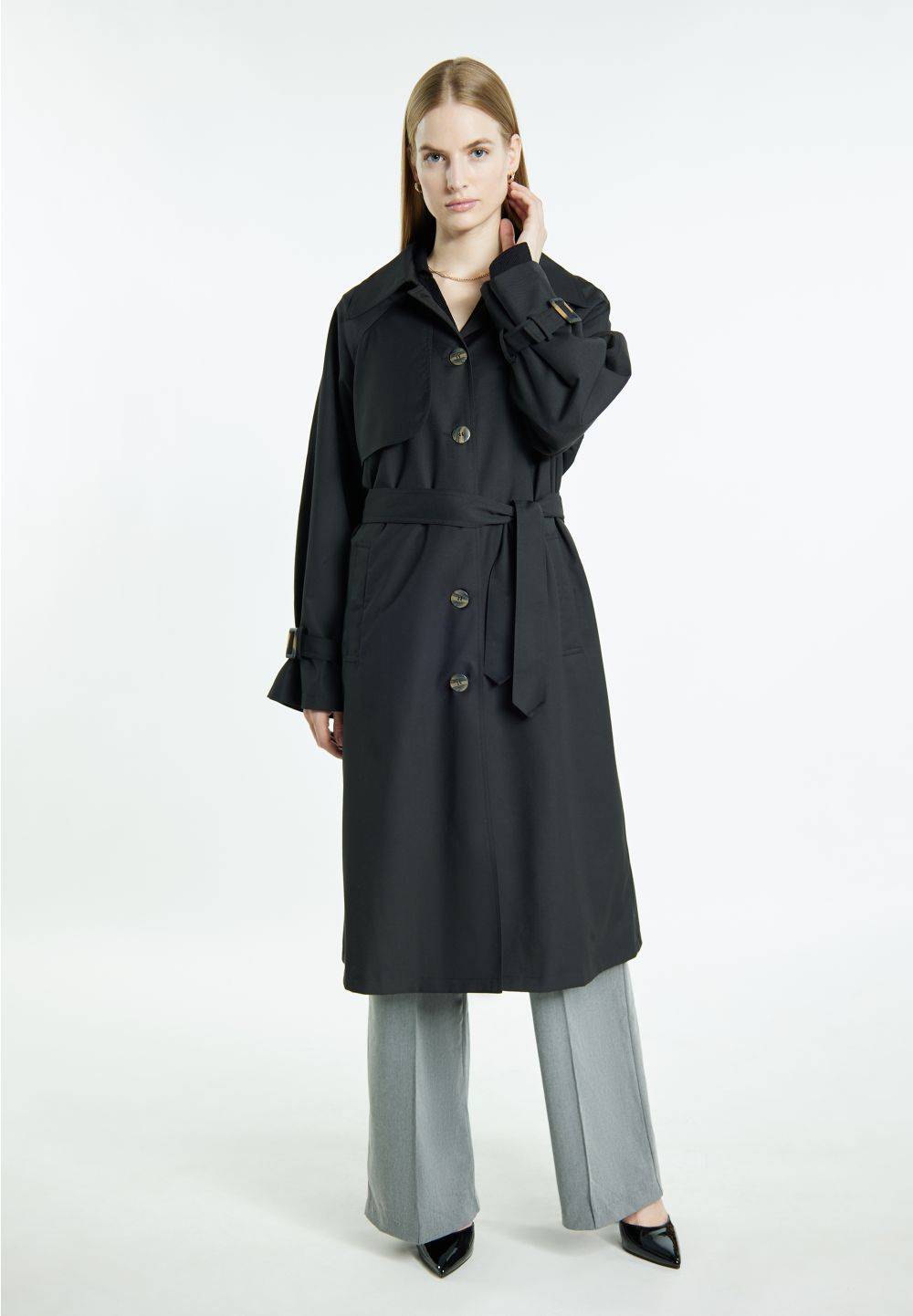 Schmuddelwedda DreiMaster Klassik Trenchcoat Lagerräumung