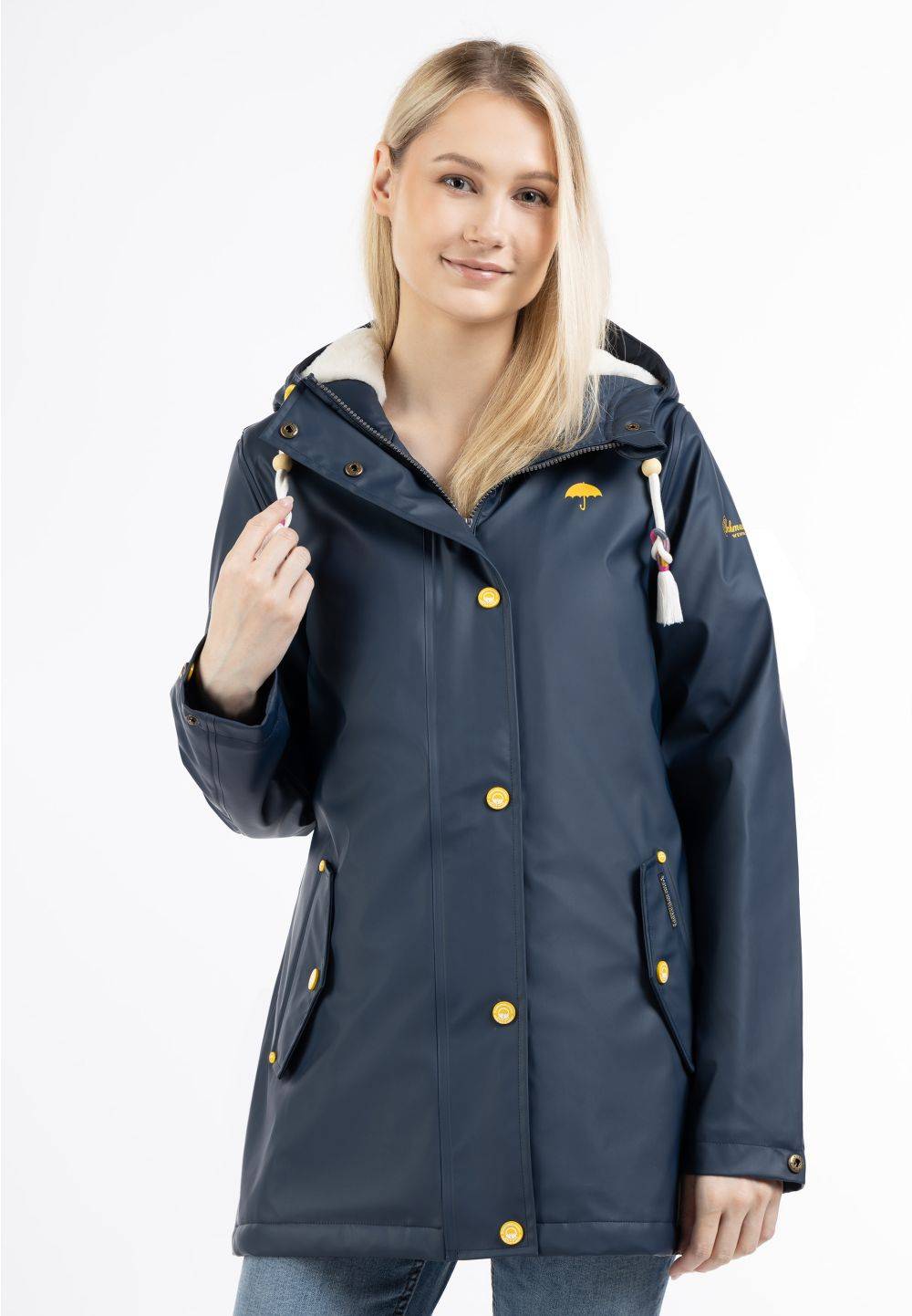 Schmuddelwedda Schmuddelwedda Regenjacke mit Webpelzfutter Schlussverkauf