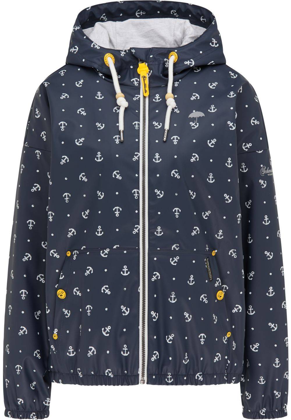 Schmuddelwedda Schmuddelwedda Regenjacke mit Anker-Print Black Friday