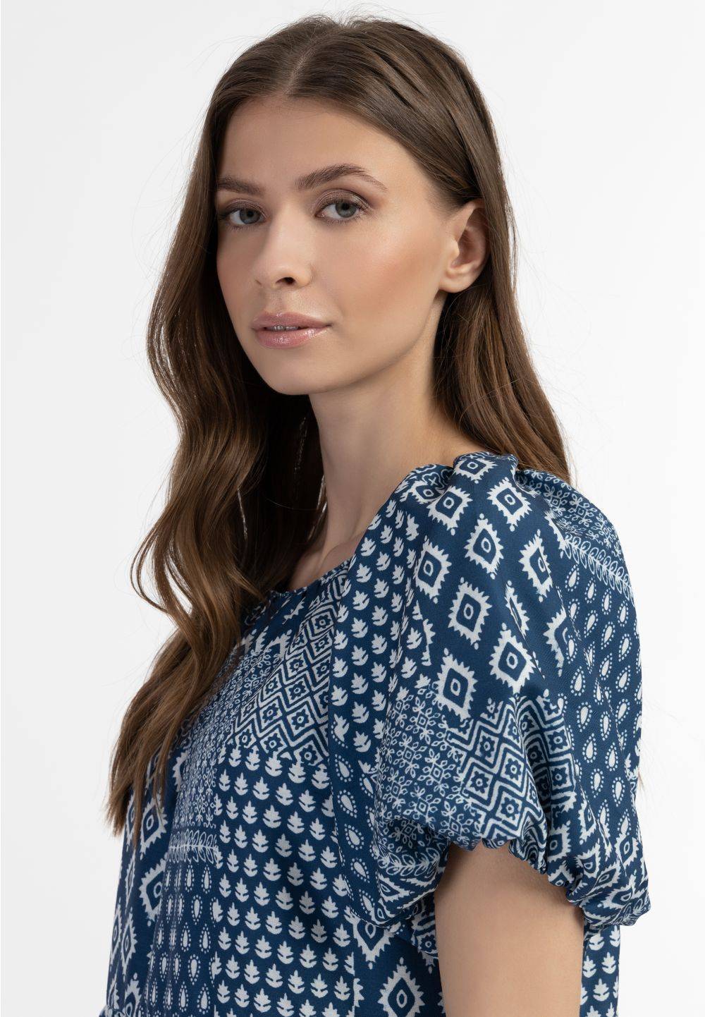 Schmuddelwedda DreiMaster Vintage Kurzarm Maxikleid Sonderangebot der Fabrik