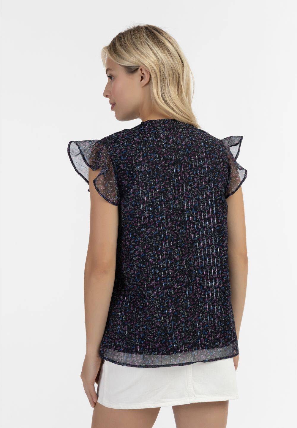 Schmuddelwedda DreiMaster Vintage Blusenshirt mit Rüschenärmeln Discount Store für neue Produkte