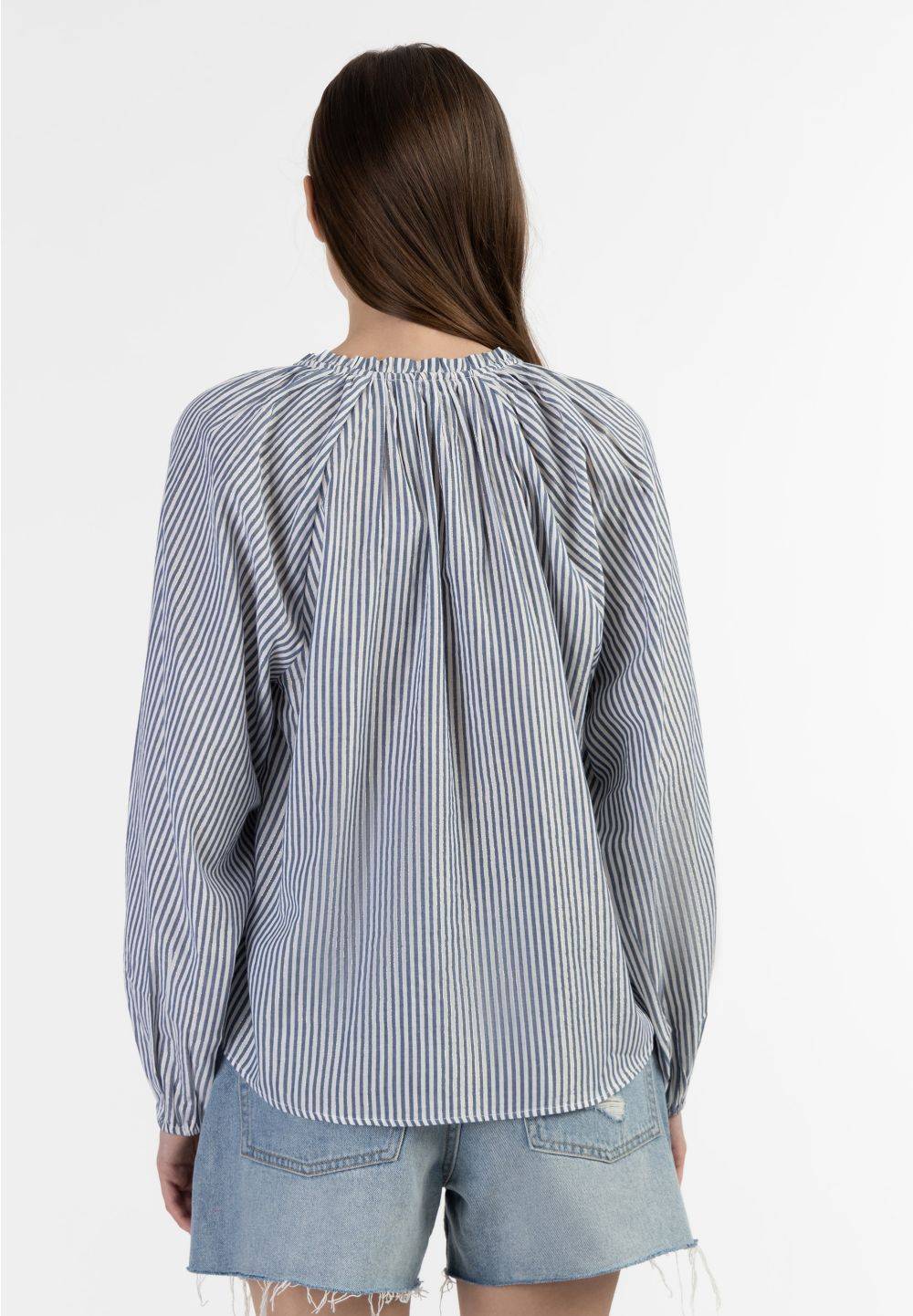 Schmuddelwedda DreiMaster Vintage Langarm Bluse Nur noch ein Tag übrig