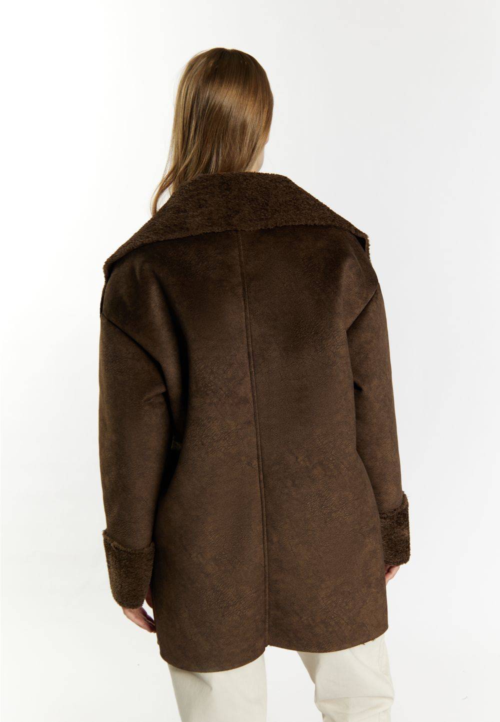 Schmuddelwedda DreiMaster Vintage Jacke aus Fellimitat Speichern exportieren