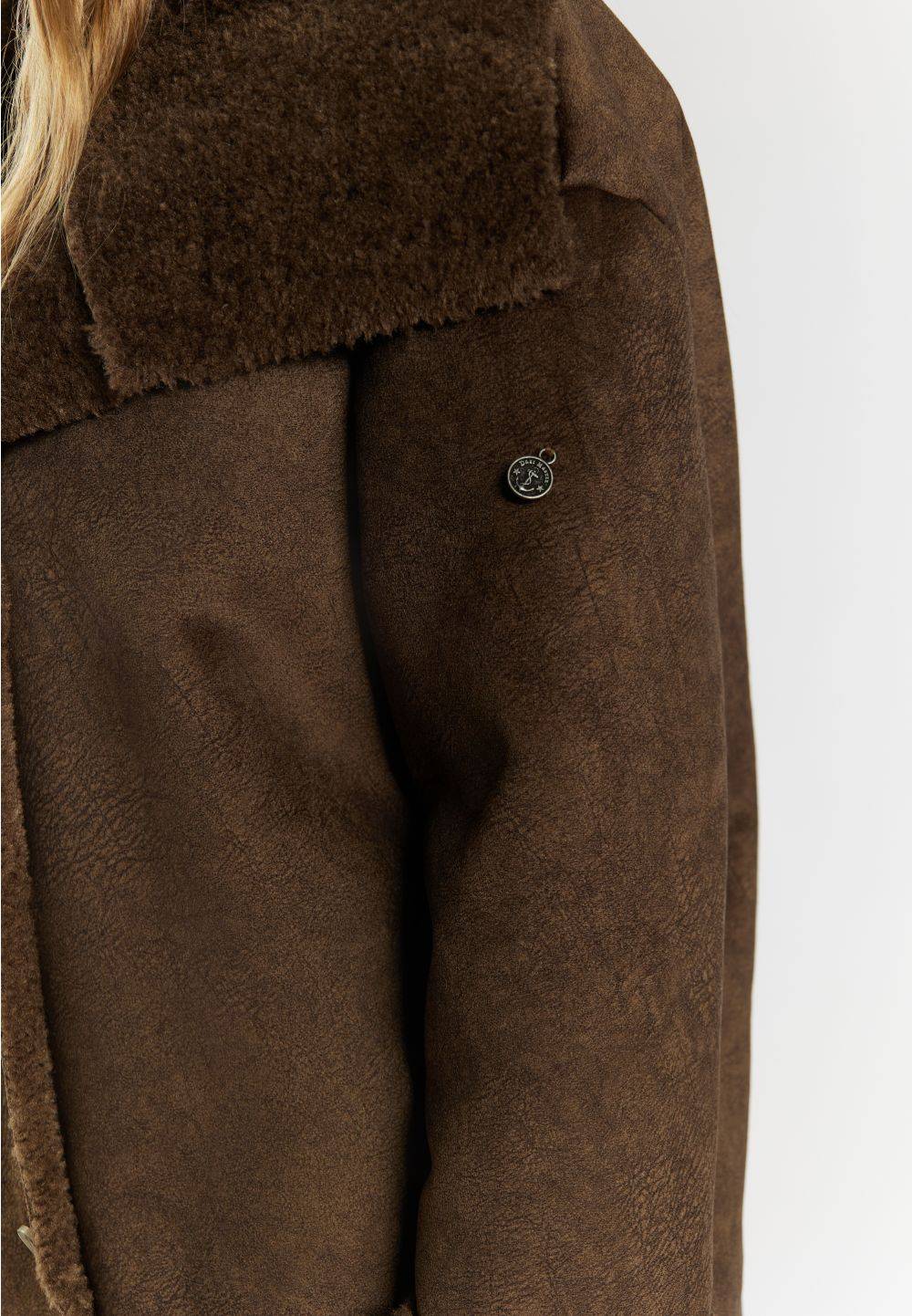 Schmuddelwedda DreiMaster Vintage Jacke aus Fellimitat Speichern exportieren