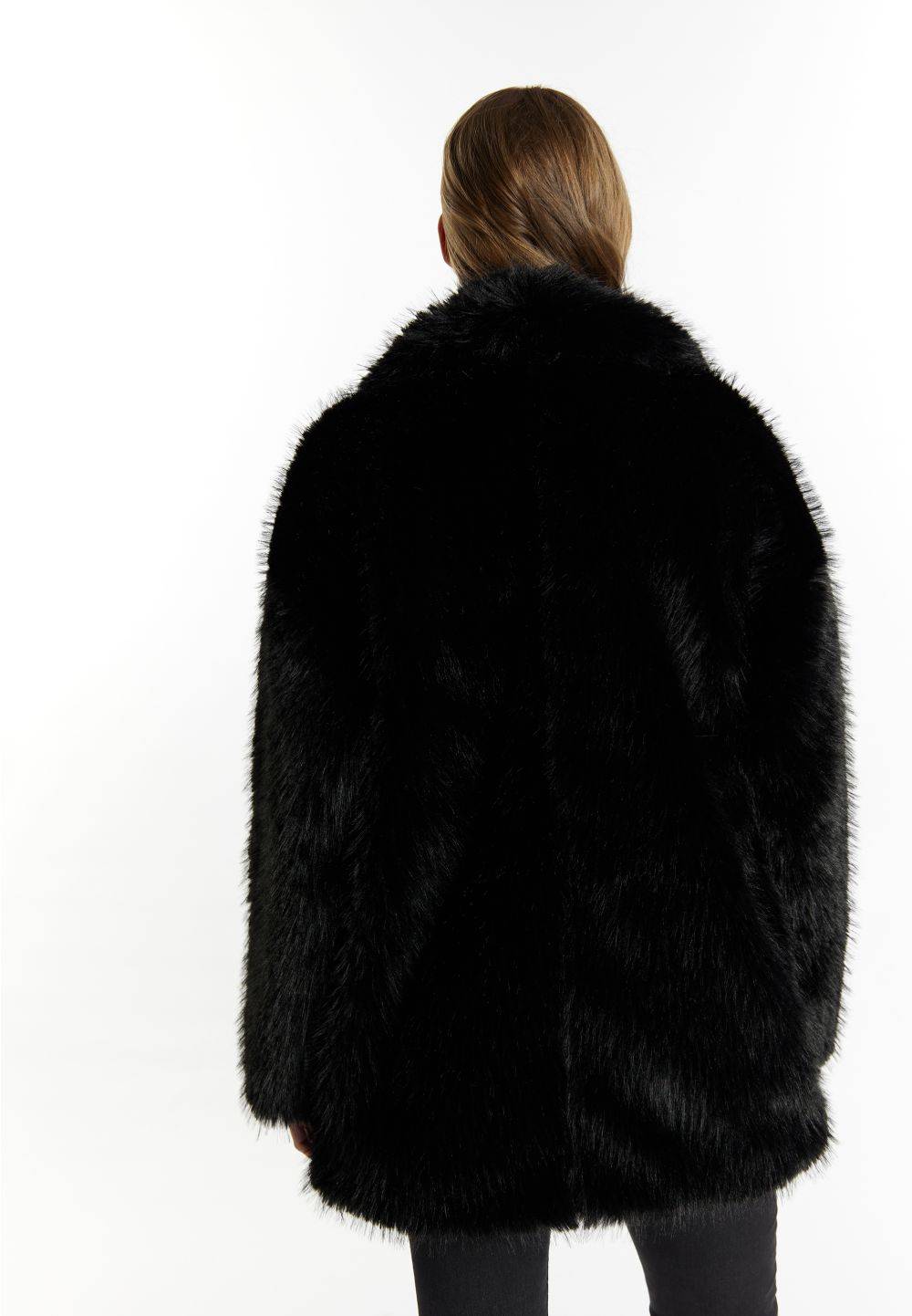 Schmuddelwedda DreiMaster Vintage Mantel aus Webpelz Black Friday Preise