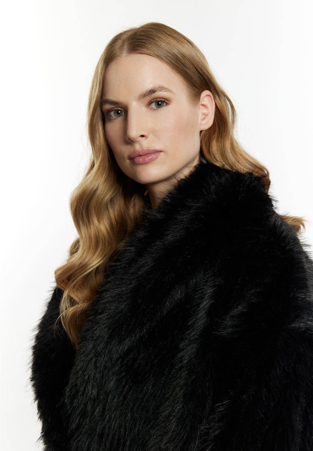 Schmuddelwedda DreiMaster Vintage Mantel aus Webpelz Black Friday Preise