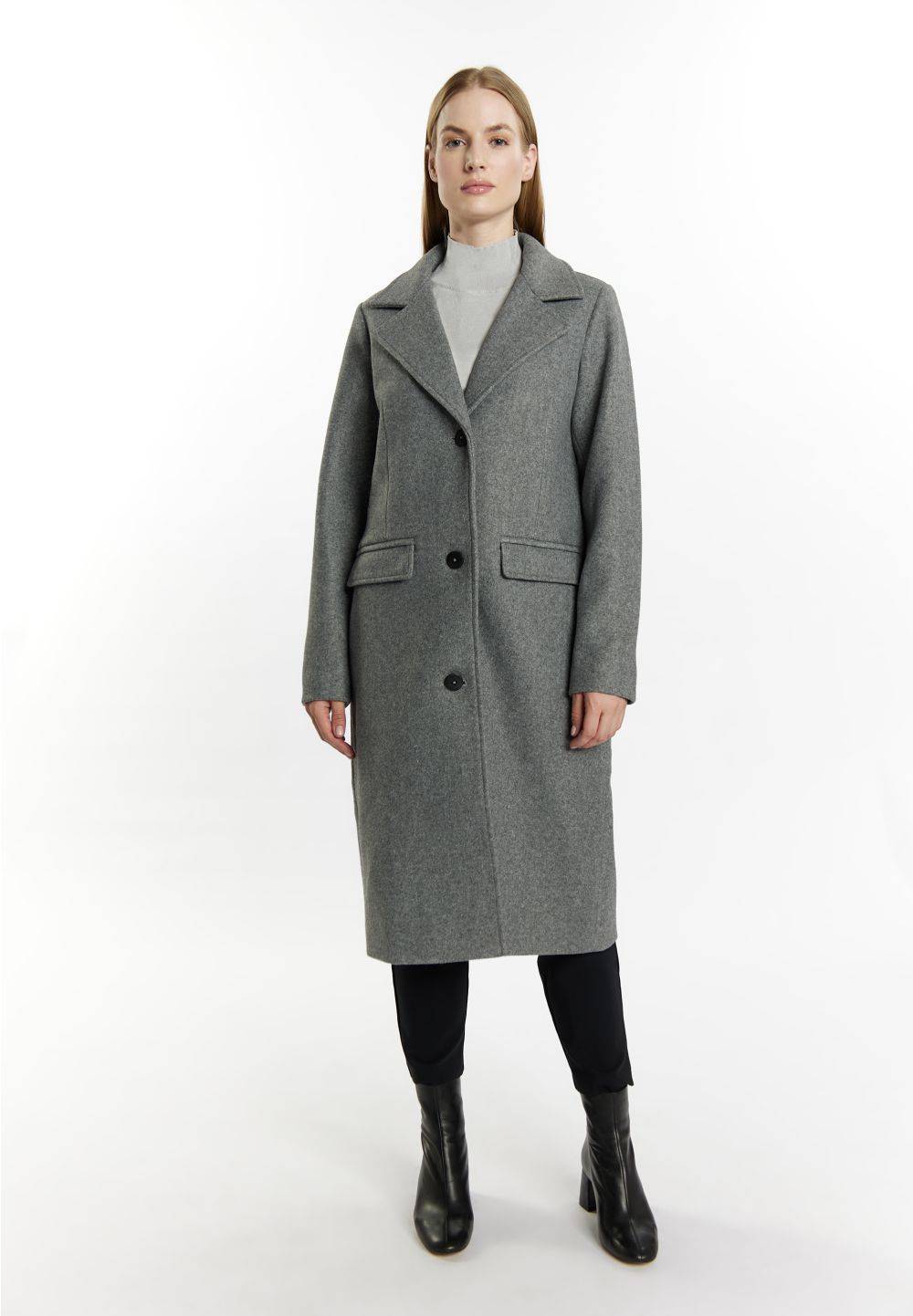 Schmuddelwedda DreiMaster Klassik Übergangsjacke in Wolloptik im Angebot