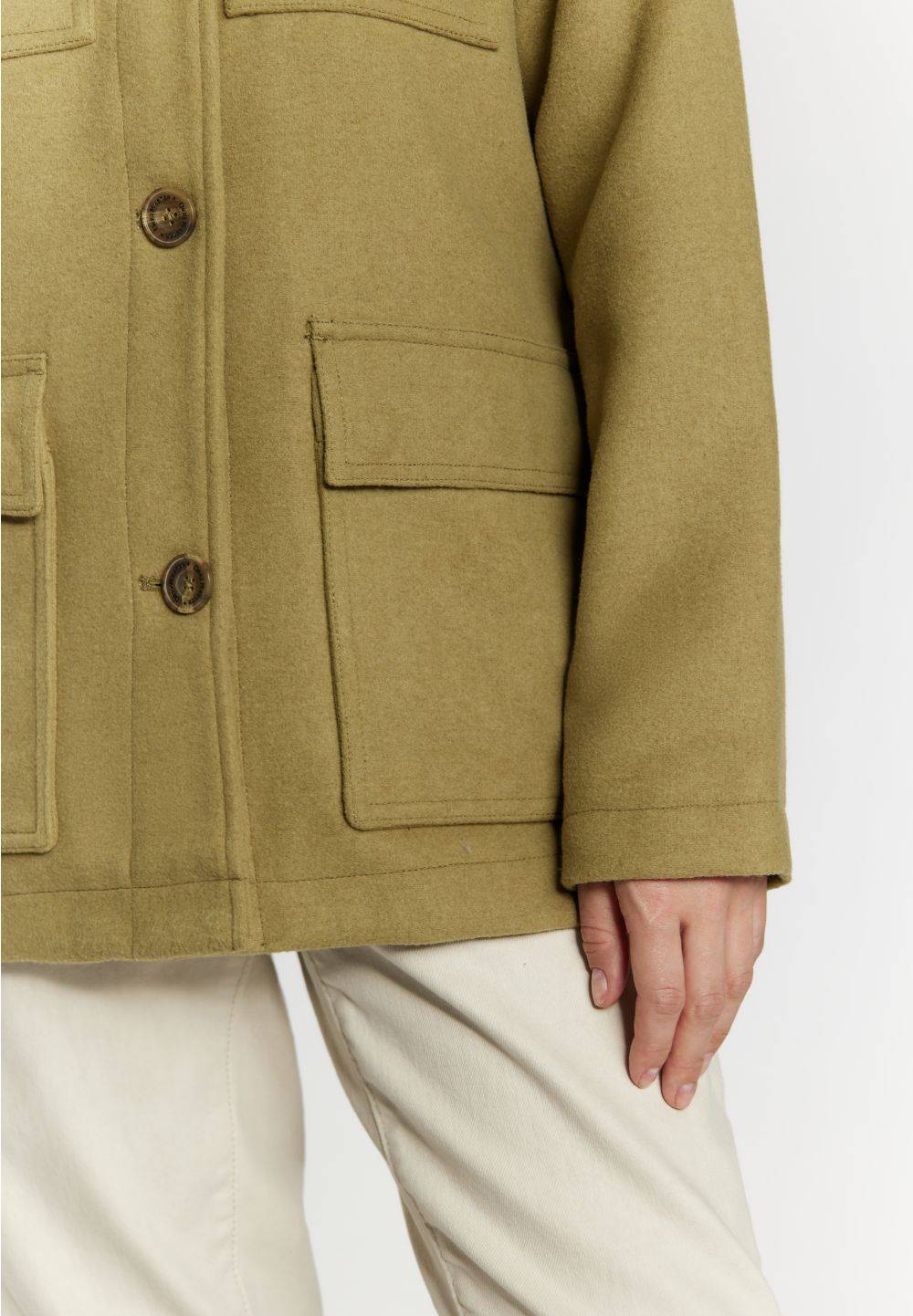Schmuddelwedda DreiMaster Vintage Übergangsjacke aus Wollgemisch Fabrikverkauf