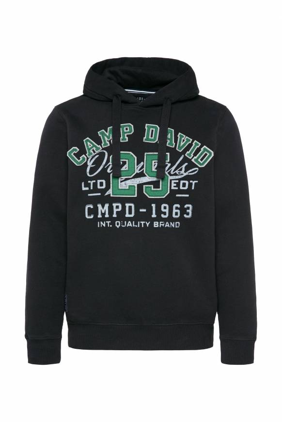 Soccx Hoodie mit Artwork im Retro-Style black Meist gekauft