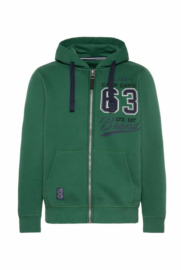 Soccx Kapuzensweatjacke mit Retro-Artwork raw green Online