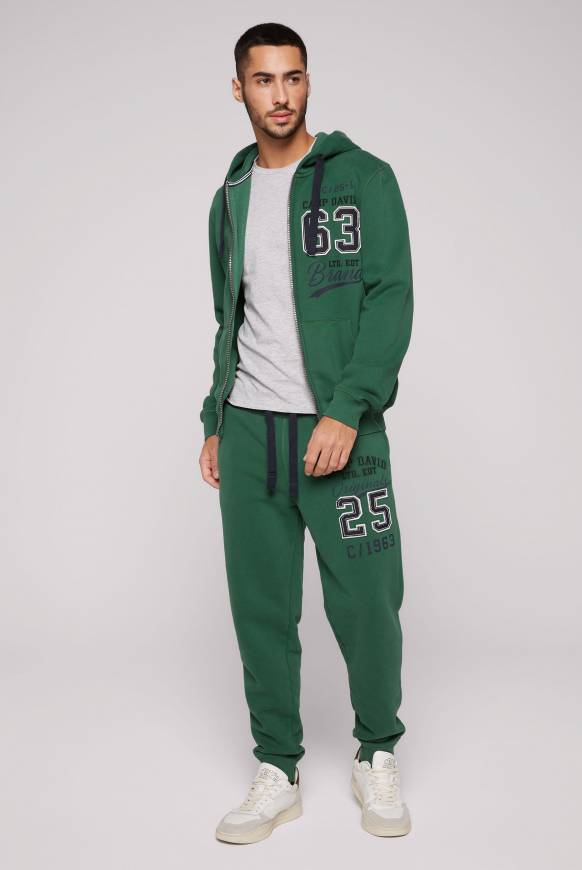 Soccx Kapuzensweatjacke mit Retro-Artwork raw green Online
