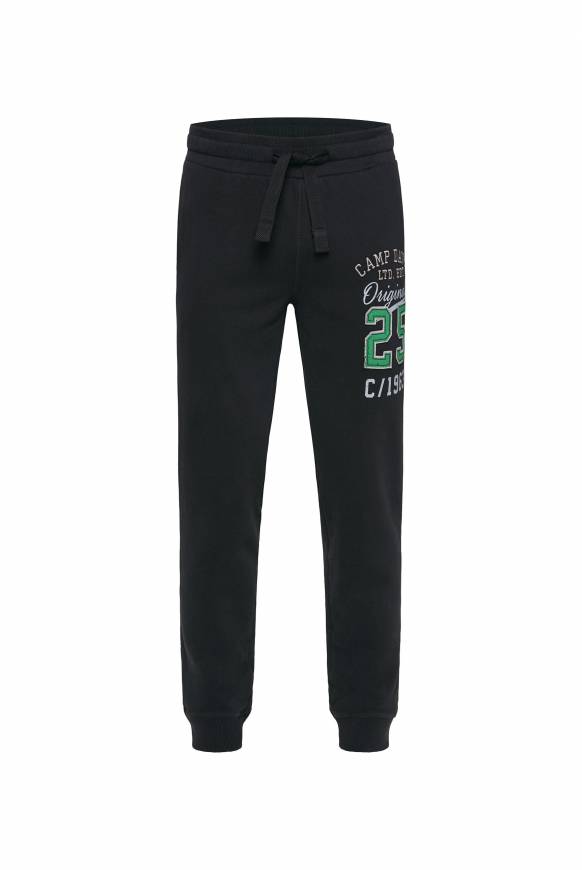 Soccx Jogginghose mit Retro-Artwork black Auslauf