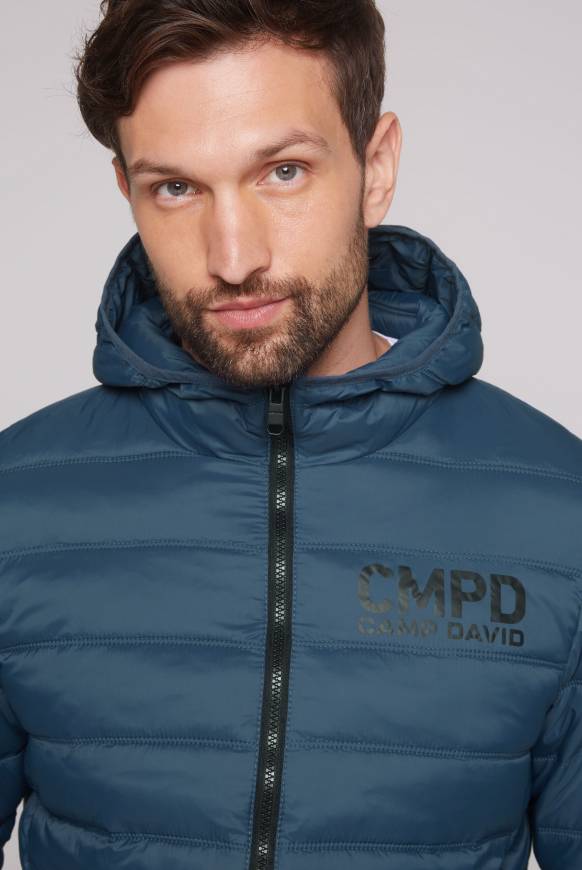 Soccx Leichte Steppjacke mit Kapuze blue haze Günstiger Verkauf