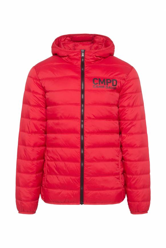 Soccx Leichte Steppjacke mit Kapuze royal red Meist gekauft