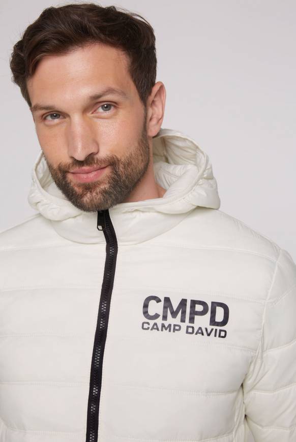 Soccx Leichte Steppjacke mit Kapuze kitt Blitzverkäufe