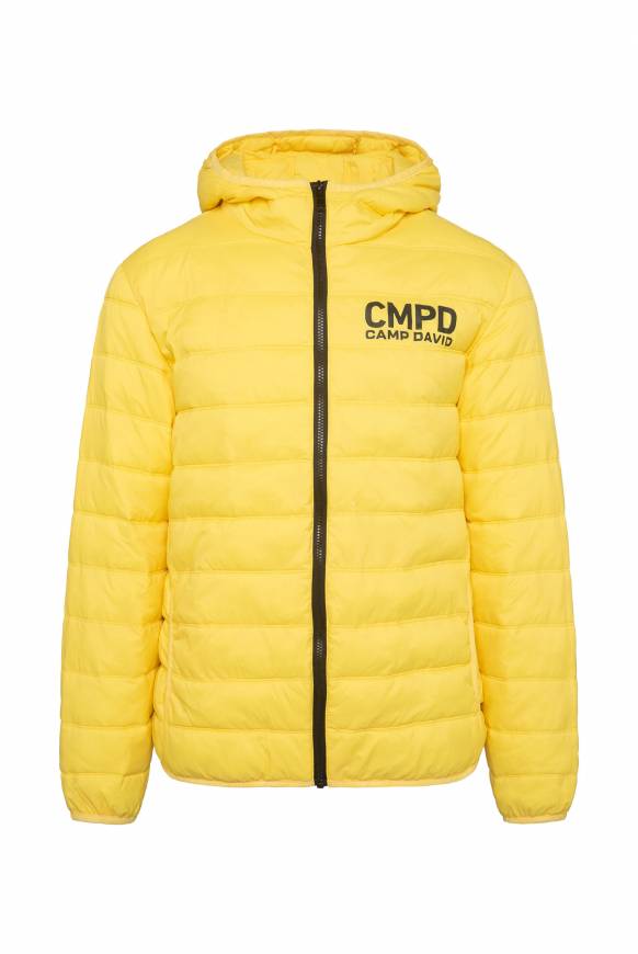 Soccx Leichte Steppjacke mit Kapuze industrial yellow Online
