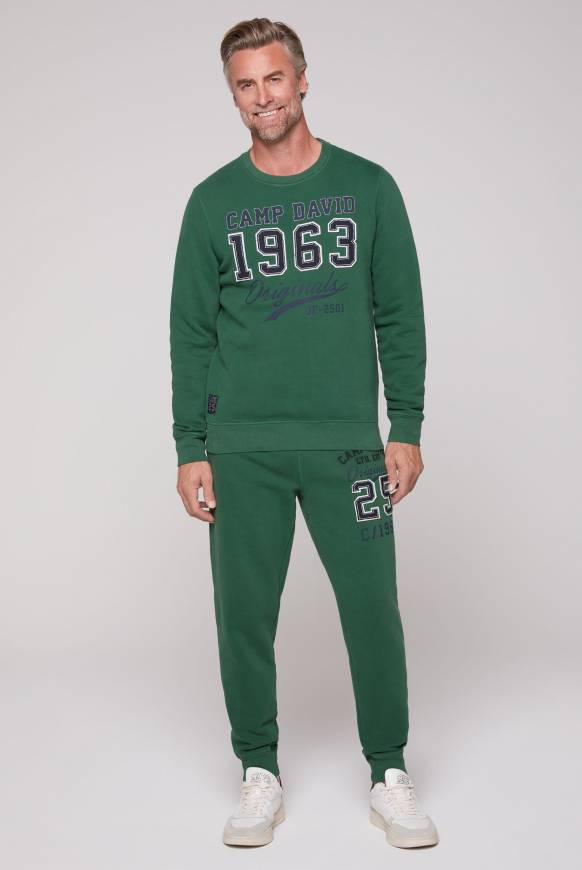 Soccx Sweatshirt mit Artwork im Retro-Style raw green Verkauf
