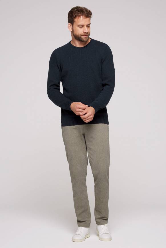 Soccx Pullover mit Rundhalsausschnitt blue navy Auslauf