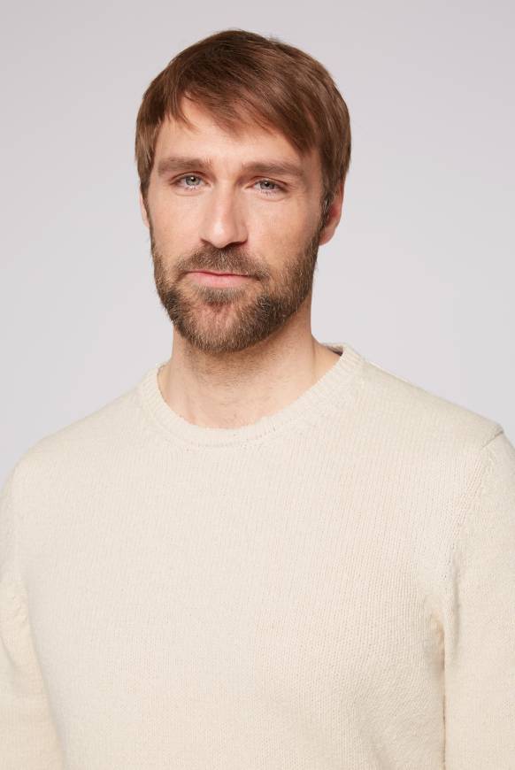 Soccx Pullover mit Rundhalsausschnitt ecru Angebote